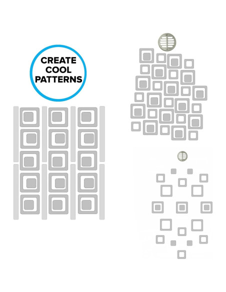 SlipX Solutions Tread Antideslizante Gris 21 Piezas Microban