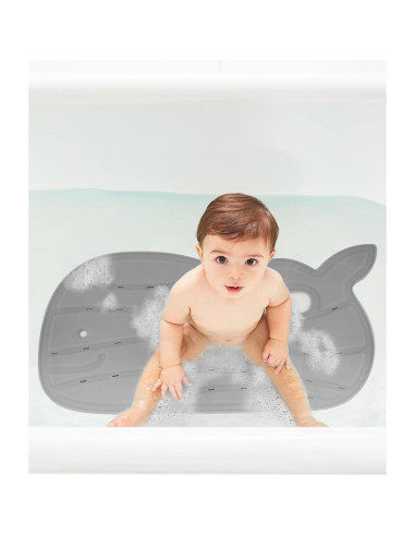 Tapete de baño antideslizante Skip Hop Moby Gris 76x39 cm
