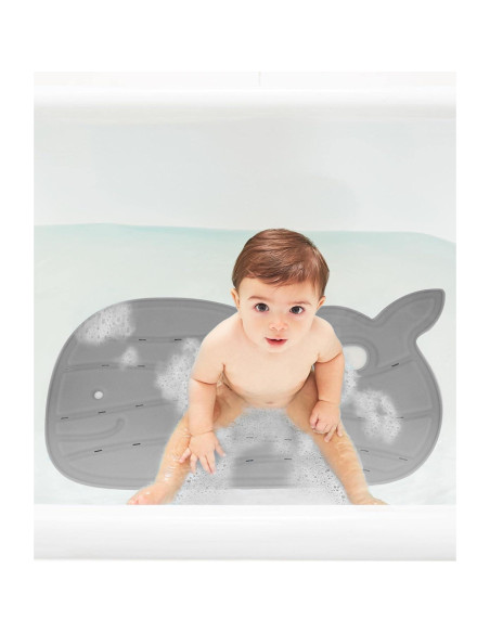 Tapete de baño antideslizante Skip Hop Moby Gris 76x39 cm