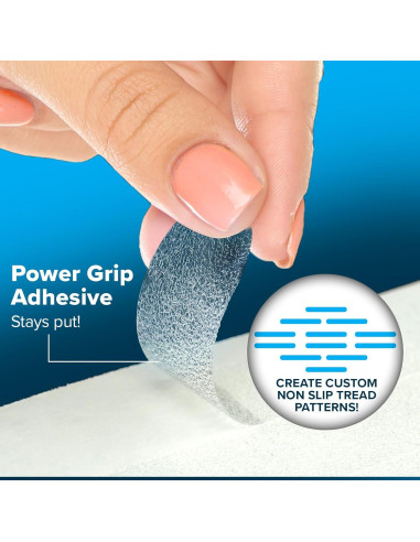 Tiras Antideslizantes Adhesivas SlipX Solutions 12 Pzas 19cm