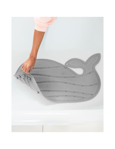 Tapete de baño antideslizante Skip Hop Moby Gris 76x39 cm