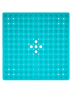 Alfombrilla de Ducha Antideslizante ENKOSI 53x53 cm Verde Claro