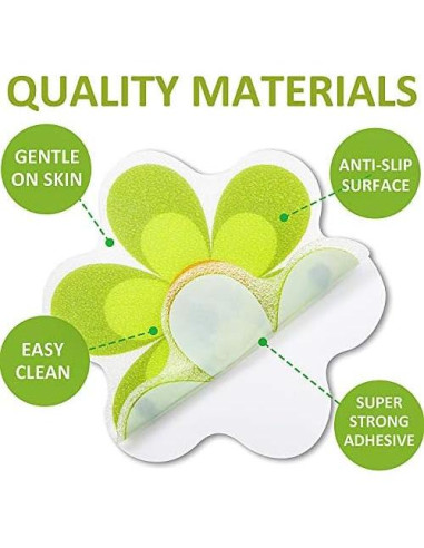 20 Calcomanías Antideslizantes para Baño Photect Floral