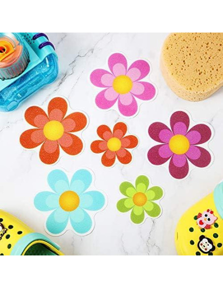 20 Calcomanías Antideslizantes para Baño Photect Floral