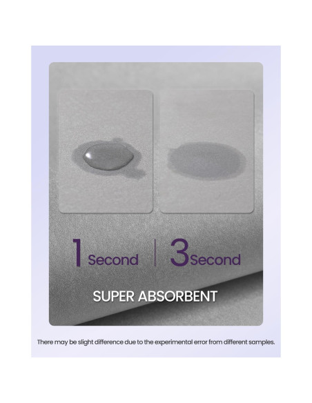 Alfombra de baño DEXI antideslizante 43x17 cm gris claro