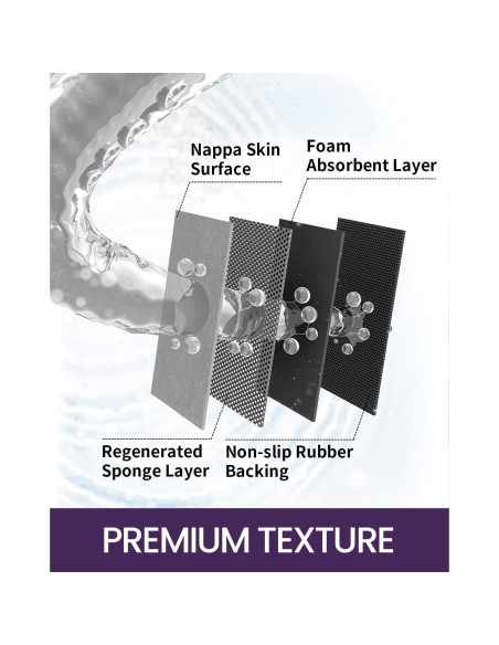 Alfombra de baño DEXI antideslizante 43x17 cm gris claro