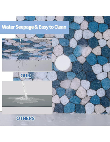 Alfombrilla de Ducha Antideslizante HOMBYS 68,58x68,58 cm