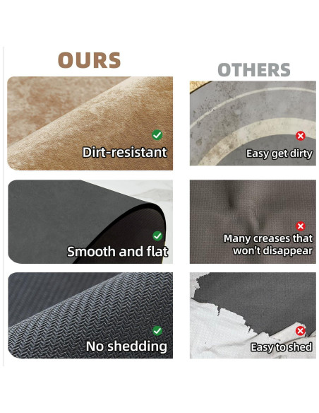 Alfombra de Baño Antideslizante TYUU Camel 40x60 cm