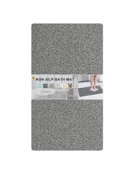 Alfombra de Baño Antideslizante Rzoysia Gris 40x68 cm