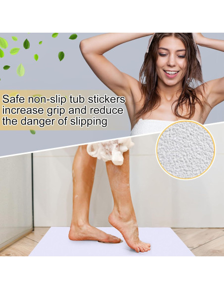 Mat de baño antideslizante Dunzoom 54x54 cm blanco con agujero