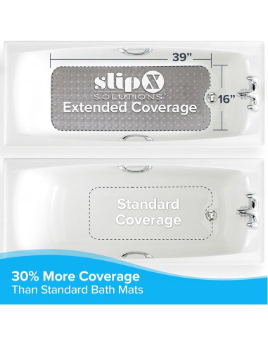 Tapete de Baño Antideslizante SlipX Solutions 99x41 cm Beige