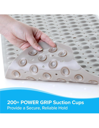 Tapete de Baño Antideslizante SlipX Solutions 99x41 cm Beige