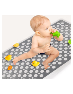 Alfombra de Baño Antideslizante Sheepping 76x43 cm Gris