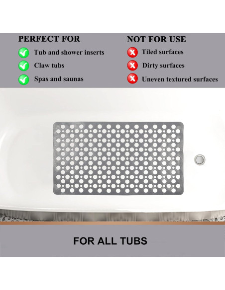 Alfombra de Baño Antideslizante Sheepping 76x43 cm Gris