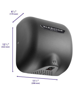 Secador de Manos Automático Excel Dryer XLERATOR Grafito - Paquete de 2 2