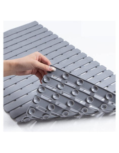 Alfombra de Baño Antideslizante Sheepping 68,58x40,64cm Gris