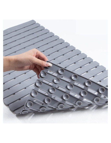Alfombra de Baño Antideslizante Sheepping 68,58x40,64cm Gris