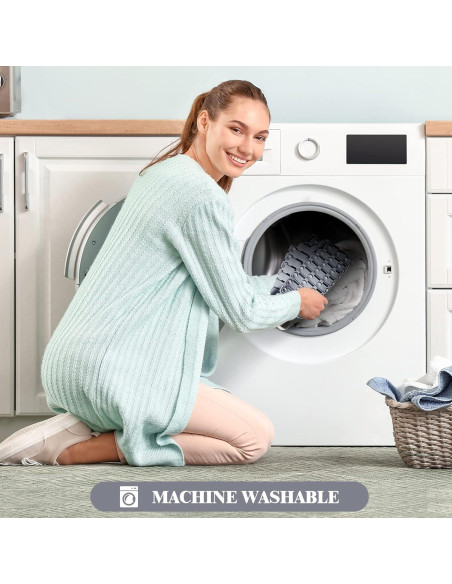 Alfombra de Baño Antideslizante Sheepping 68,58x40,64cm Gris