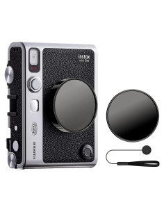 Tapa de Lente MUZIRI KINOKOO para Cámara Fuji Instax Mini EVO - Negro