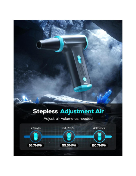 Soplador de Aire Comprimido AKSILM W07 110,000RPM Recargable