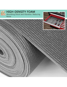 Alfombrilla de Espuma ChiKiner 16x489 cm Gris Engrosada 2