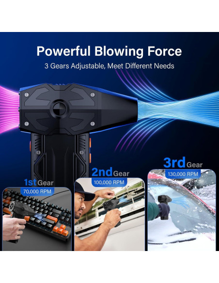 Soplador de Aire Comprimido Birtelry XN-P026 200,000 RPM