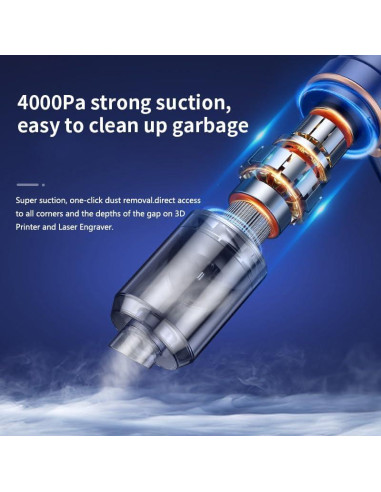 Aspiradora Multifuncional Skouphy A1 para Impresora 3D 4000Pa