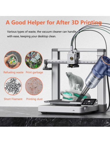 Aspiradora Multifuncional Skouphy A1 para Impresora 3D 4000Pa