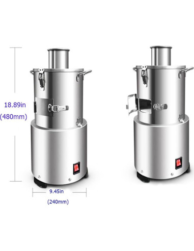 Máquina Peladora de Ajo Eléctrica INTBUYING 200W Acero Inoxidable