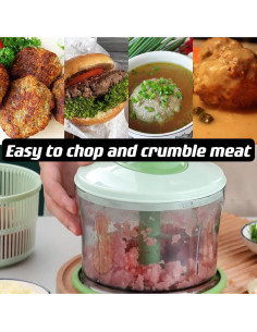 Procesador de Alimentos Manual GProME 1.2L - Picador y Mezclador 2