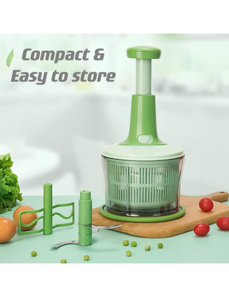 Procesador de Alimentos Manual GProME 1.2L - Picador y Mezclador