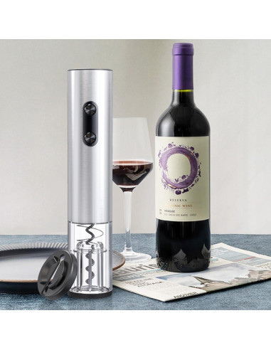 Abrebotellas Eléctrico COKUNST de Vino Acero Inoxidable