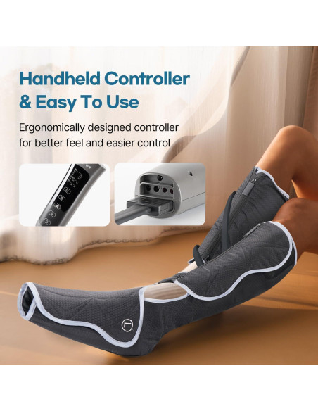 Masajeador de Piernas HuBDIC FE-7207 con Calor y Compresión