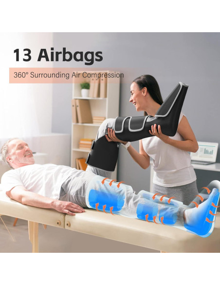 Masajista de Piernas Shine Well con Calor y Compresión