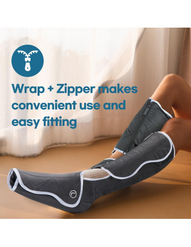 Masajeador de Piernas HuBDIC FE-7207 con Calor y Compresión