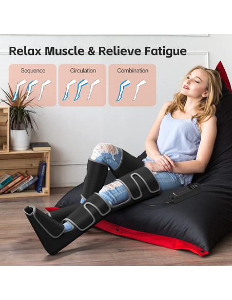 Masajista de Piernas Shine Well con Calor y Compresión