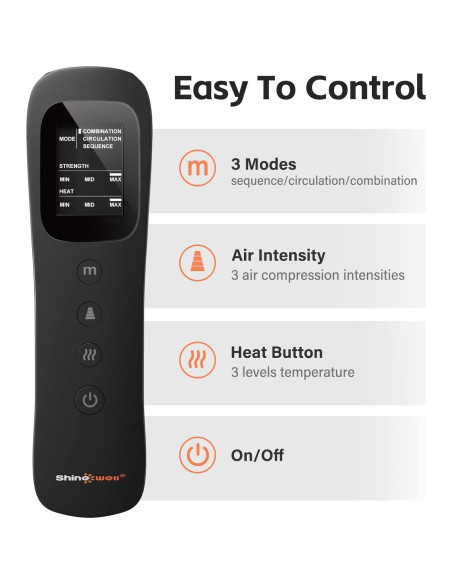 Masajista de Piernas Shine Well con Calor y Compresión