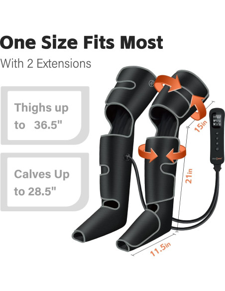 Masajista de Piernas Shine Well con Calor y Compresión