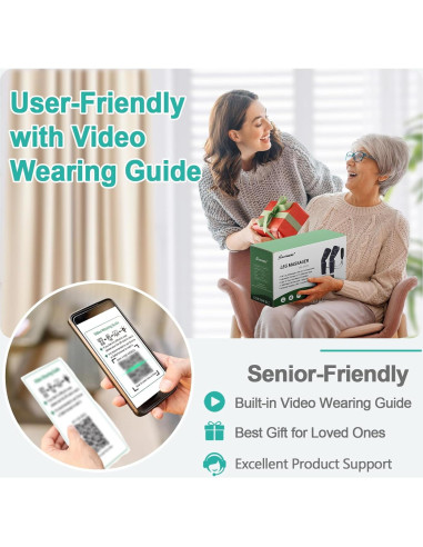 Masajeador de Piernas Slothmore con Compresión de Aire y Calor