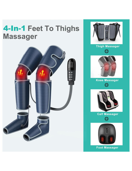 Masajeador de Piernas Slothmore con Compresión de Aire y Calor