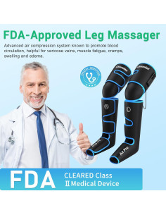 Masajeador de Piernas Completo Comrelax EP-1129 con Calor y Frío 2