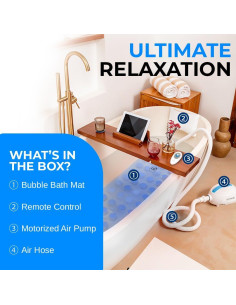 Alfombrilla de Baño con Burbujas SereneLife 119x36 cm 2