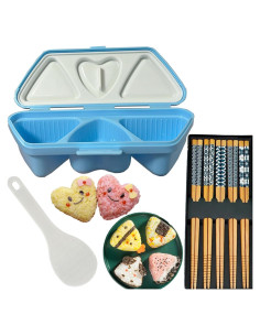 Molde de Sushi 6 en 1 Fejapa - Kit para Hacer Onigiri