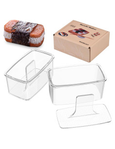 Kit de Molde de Musubi MIUQILAIY 2 Piezas Antiadherente