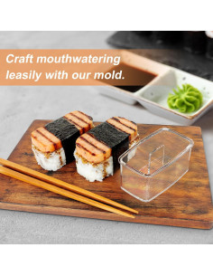 Kit de Molde de Musubi MIUQILAIY 2 Piezas Antiadherente 2