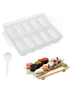 Molde de Sushi Rectangular AYCCNH 10 en 1 Antiadherente
