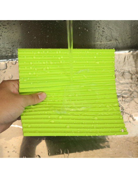 Estera de Sushi de Silicona BOXOB 22x20cm Verde Reutilizable