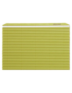 Estera de plástico verde Hasegawa 16.5 x 24.9 cm para sushi