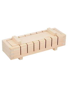 Plato de Sushi BAKER DEPOT BSS23 Madera Hinoki 240x60x42mm