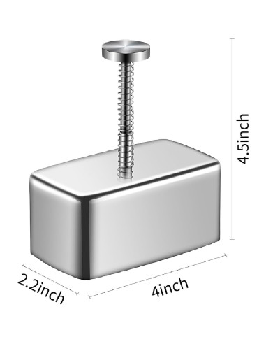 Molde de Musubi Shoxil de Acero Inoxidable 198g - Fácil de Usar